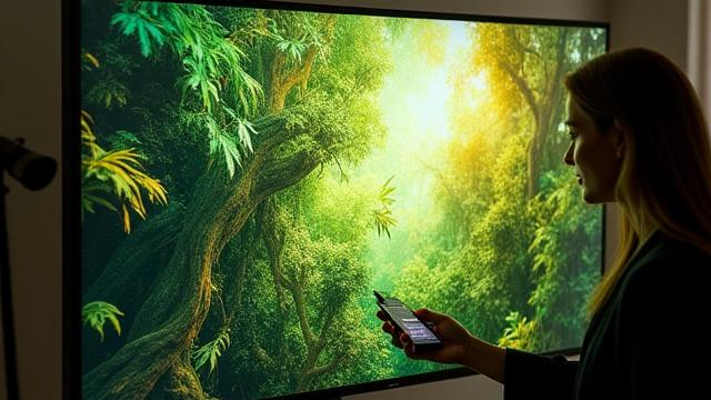 Canopy Art Challenge Workshop Bild mit abstrakten Kunstwerken im Stil des Regenwalddachs